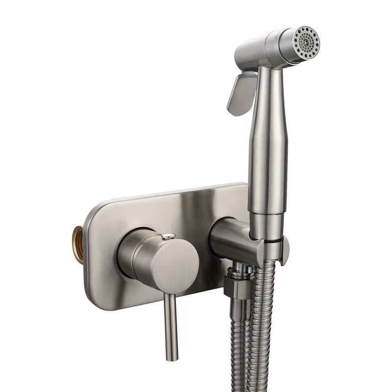 Brass Bidet Sprayer Set Hot and Cold Water Toilet Sprayer Kit Hand Held Bidet Sprayer Diaper Sprayer Shattaf - WELQUEEN HOME DECOR