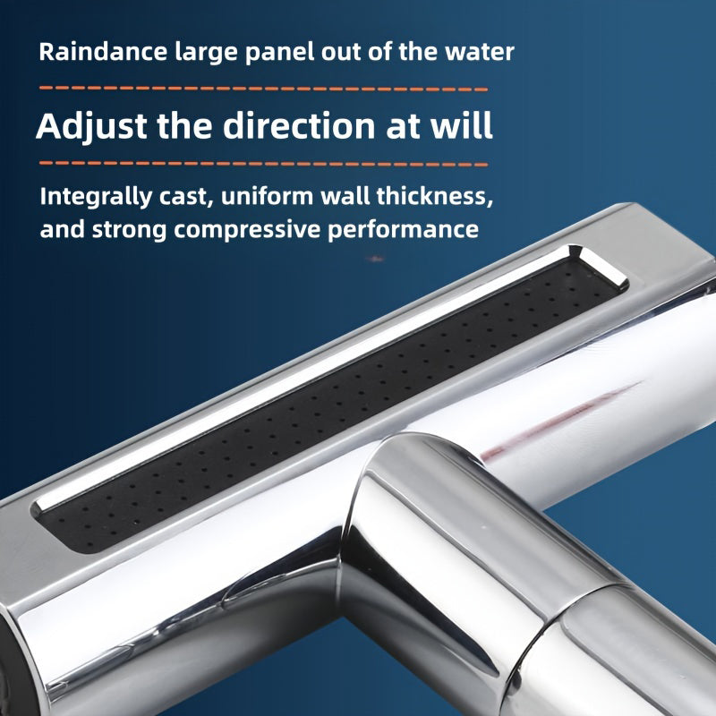 4 Modes Waterfall Kitchen Faucets Sprayer Head Anti Splash Adapter 720 Degree Swivel Rotating Fly Rain Faucet Extender - WELQUEEN HOME DECOR