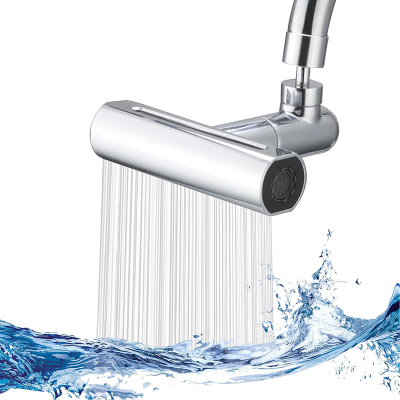 4 Modes Waterfall Kitchen Faucets Sprayer Head Anti Splash Adapter 720 Degree Swivel Rotating Fly Rain Faucet Extender - WELQUEEN HOME DECOR