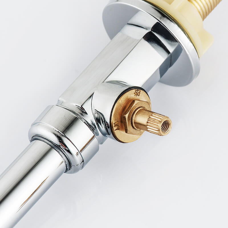 Brass Cold Water Kitchen Faucet | Commercial Tap Gooseneck Bar Faucet | Single Lever Chrome Top Rated Saving Water Taps - WELQUEEN