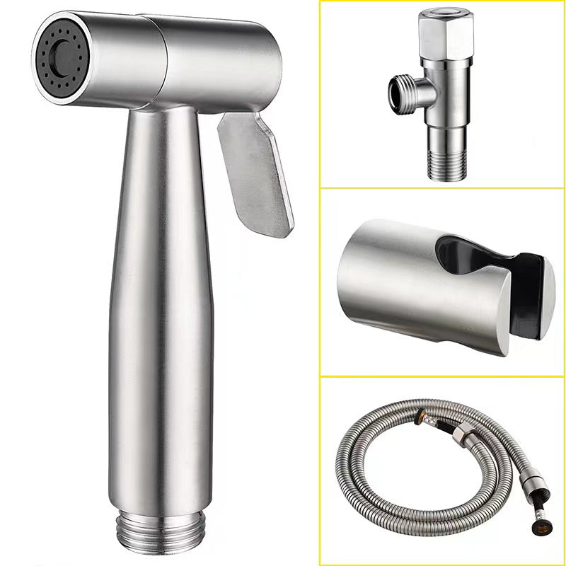 Stainless Steel Hand Held Bidet Sprayer Complete Bidet Set for Toilet Sprayer Shattaf - WELQUEEN HOME DECOR