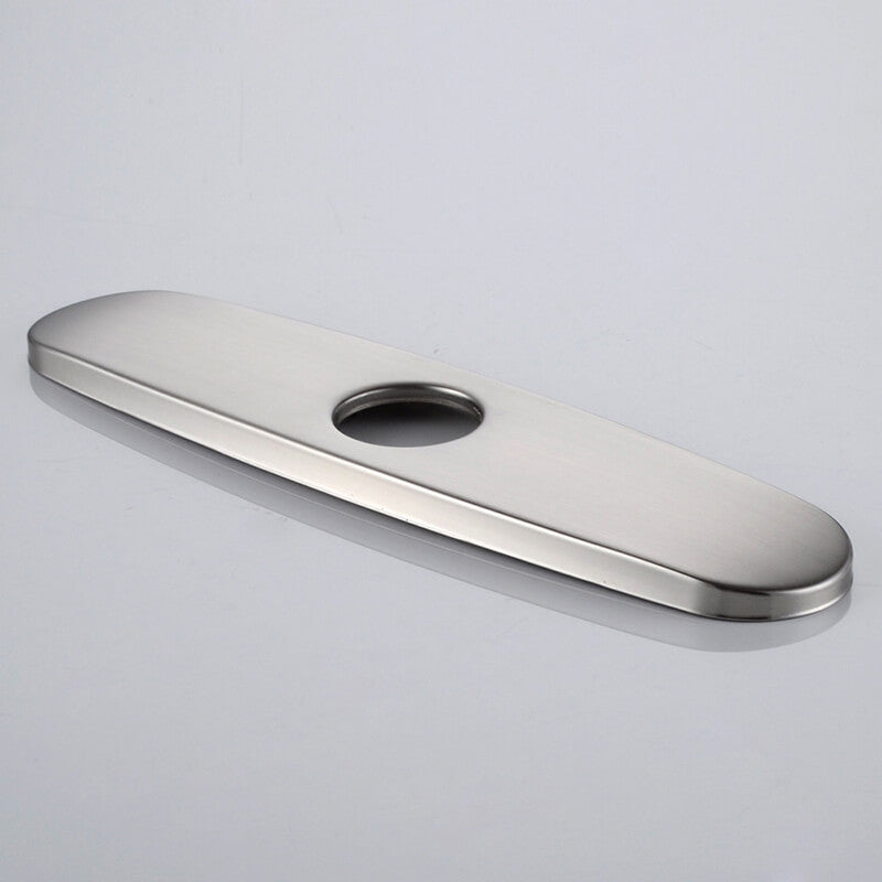 Commercial Kitchen Sink Faucet Hole Cover Deck Plate Escutcheon Brushed Nickel/High Gloss/ORB - WELQUEEN