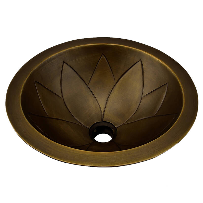 Pure Copper Basin | European Antique Wash Basin | Brass Wash Basin Vintage Art Basin - WELQUEEN