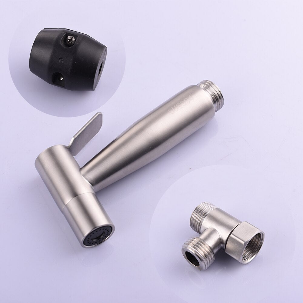 304 Stainless Steel Kitchen Sprayer Set Brushed Nickel Hand Held Sprayer for Kitchen Sink Washing - WELQUEEN