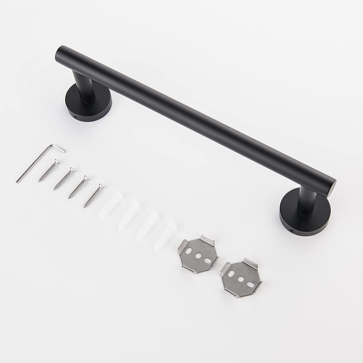 12 Inches Hand Towel Bar Stainless Steel Bathroom Towel Bar Holder Single Towel Rail Kitchen Dish Cloth Hanger - WELQUEEN WELQUEEN HOME DECOR