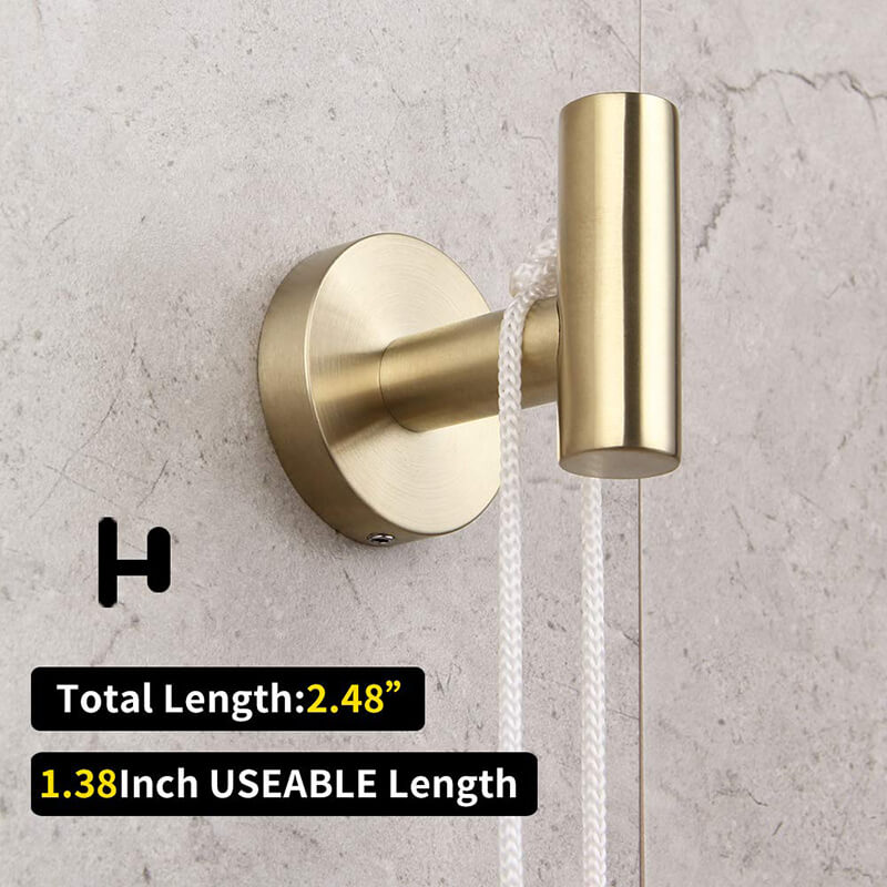 Bathroom Hardware Set 4 Pieces | SUS304 Bathroom Accessories Sets | Wall Mounted Towel Holders Sets - WELQUEEN