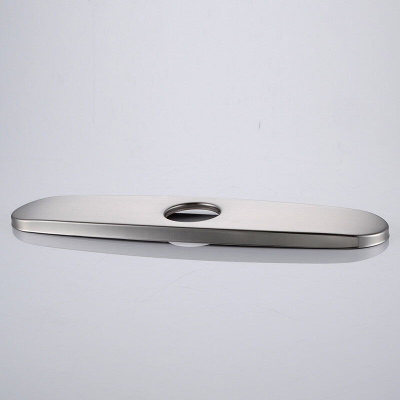Commercial Kitchen Sink Faucet Hole Cover Deck Plate Escutcheon Brushed Nickel/High Gloss/ORB - WELQUEEN