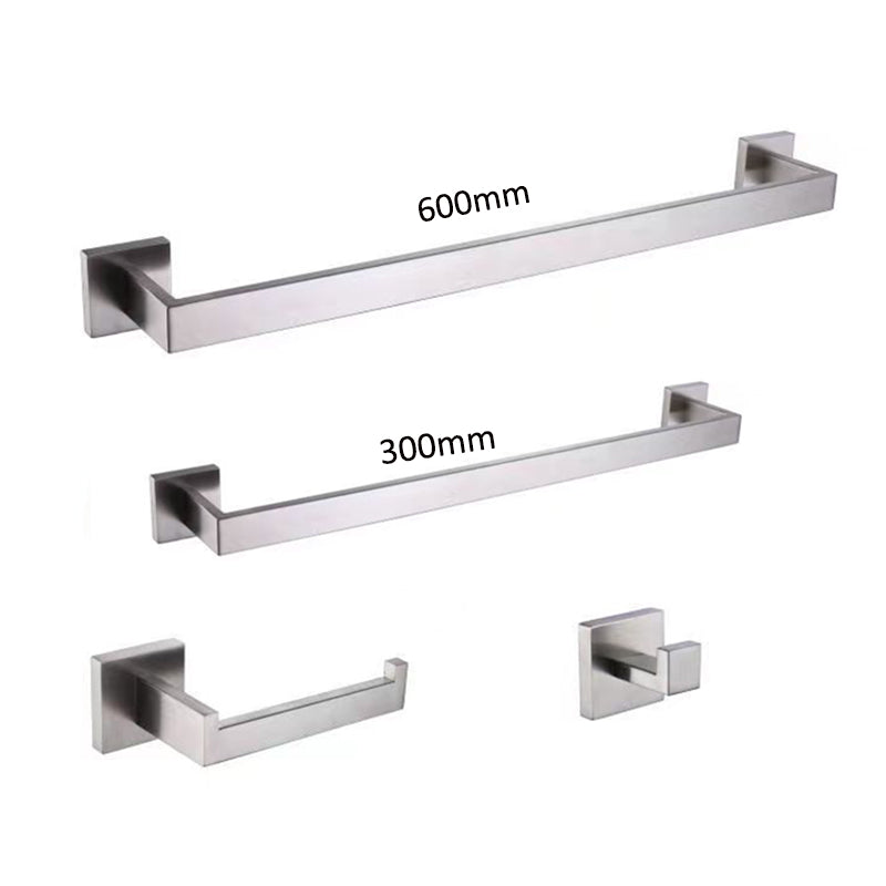Bathroom Hardware Set 4 Pieces | SUS304 Bathroom Accessories Sets | Wall Mounted Towel Holders Sets - WELQUEEN HOME DECOR