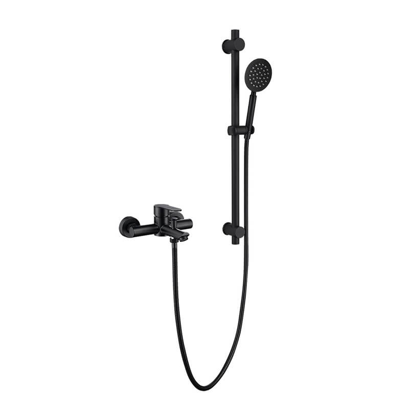 Shower Slide Bar with Handheld Shower | Adjustable SUS304 Stainless Steel Shower Rail Set - WELQUEEN