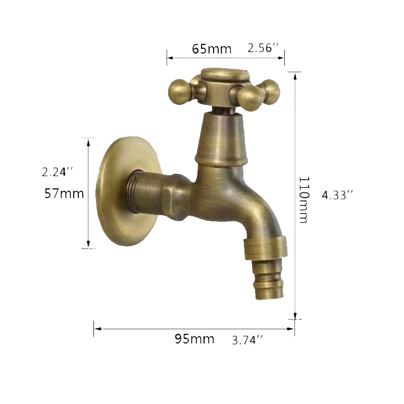 Antique Bib Tap | Classical Washing Machine Faucet Mop Pool Faucet - WELQUEEN HOME DECOR