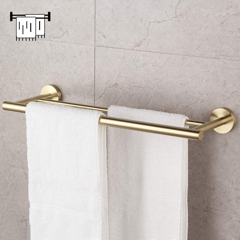 Bathroom Hardware Set 4 Pieces | SUS304 Bathroom Accessories Sets | Wall Mounted Towel Holders Sets - WELQUEEN