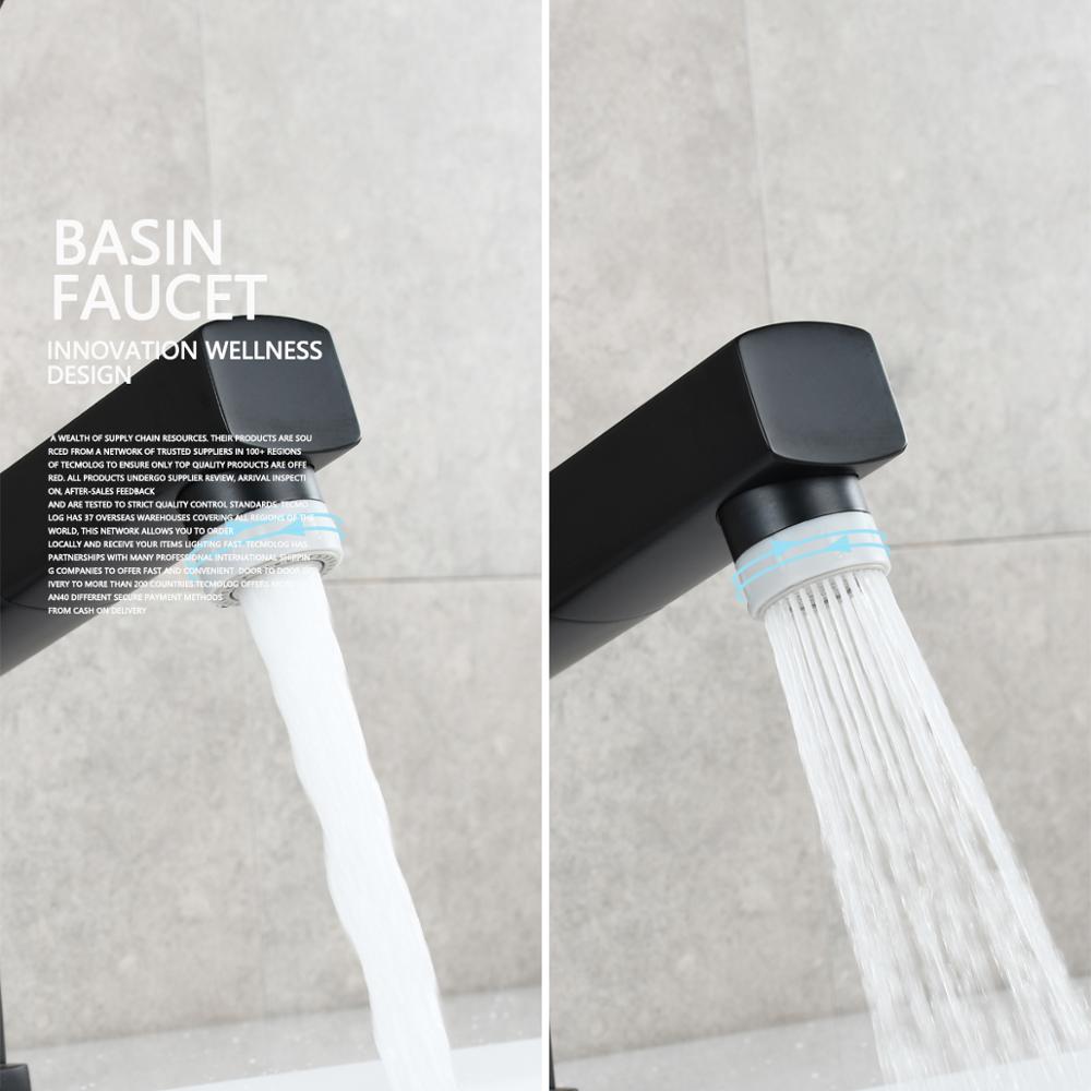 Brass Pulldown Basin Faucet with Pull Out Sprayer Single Lever Faucet for Bathroom Hot and Cold Water Faucet - WELQUEEN