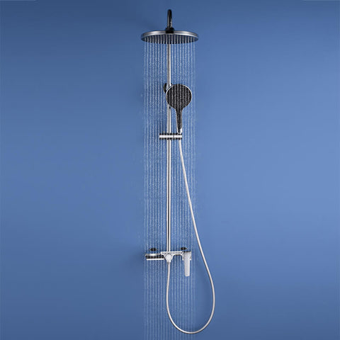 Round Style Shower Faucet In Wall 8