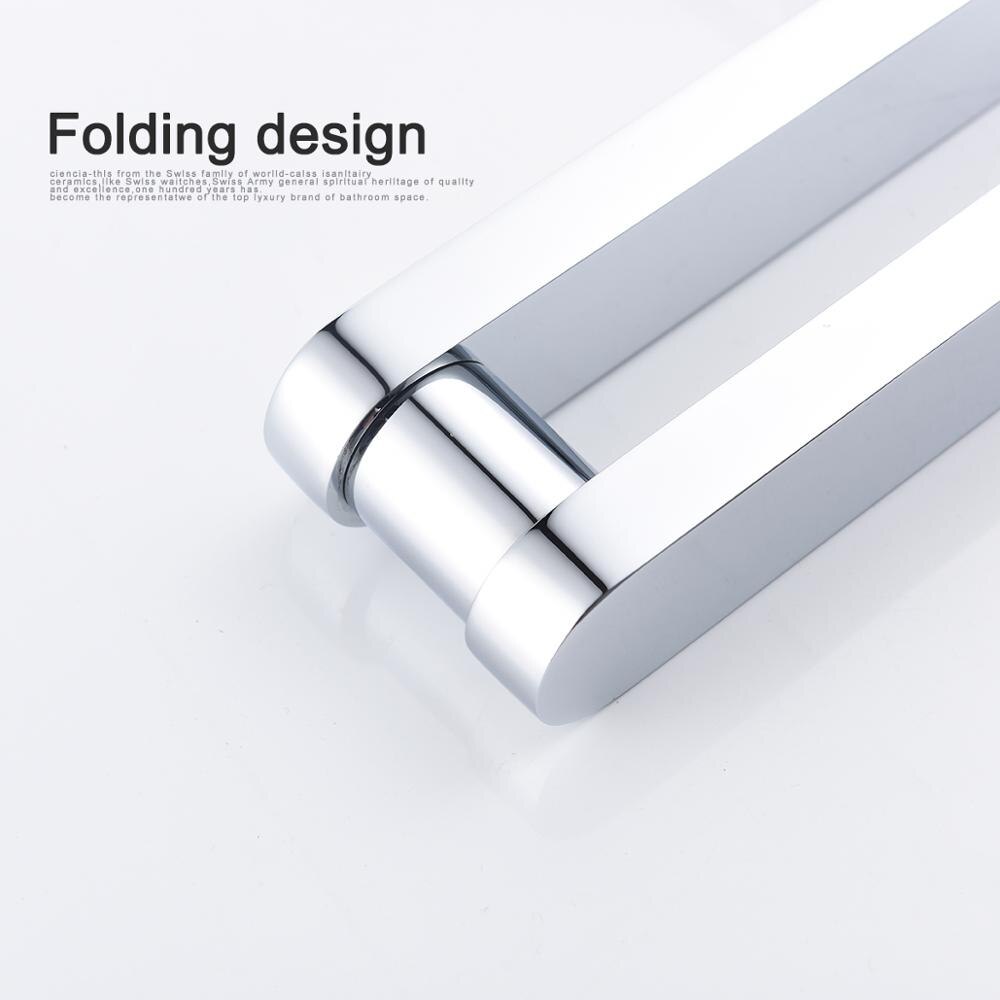 Folding Kitchen Faucet Hot and Cold Kitchen Sink Mixer Brushed Nickel Facing Rotatable Telescopic Faucet - WELQUEEN