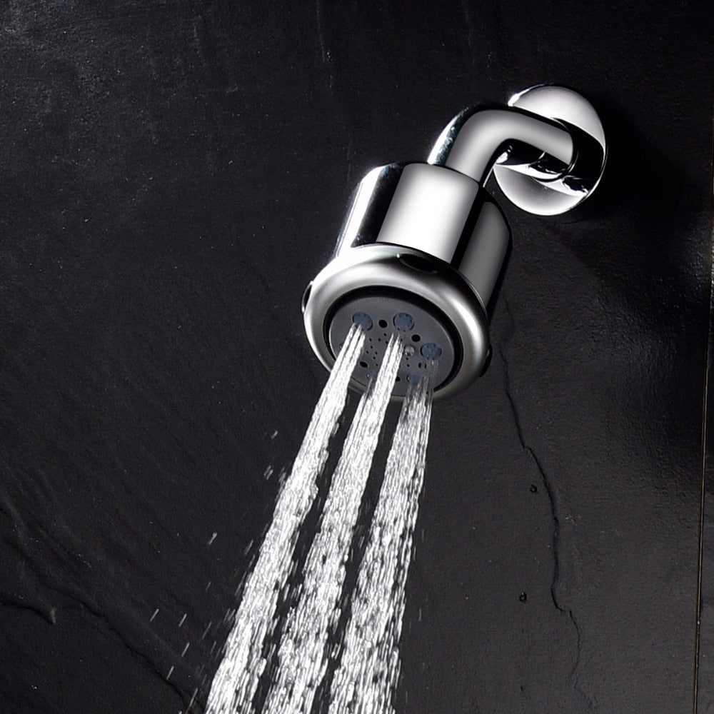 Free Shipping Brass Concealed Thermostatic Shower System 5 Jets Shower Head Bar Shape Handheld Shower with Rough-In Valve - WELQUEEN