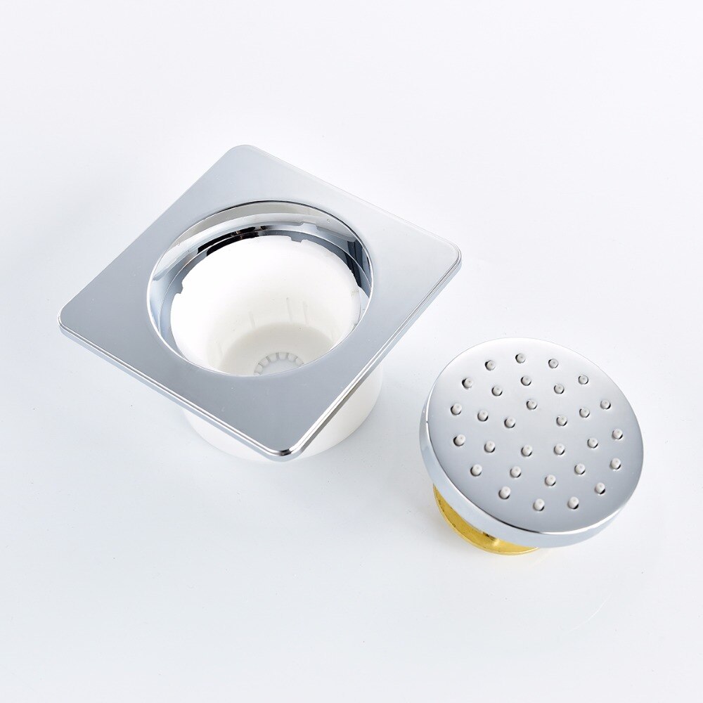 Free Shipping Chrome Round/Square Shower Body Jets Rainfall Spray Spa jet Water Saving in Wall Can Be Adjustable For Bathroom - WELQUEEN