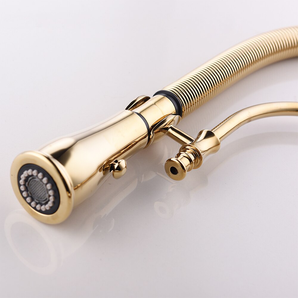 Free Shipping Brass Body Revolve Two-Way Washing Mounting Hardware G3/8" For The Kitchen Sink Faucet - WELQUEEN