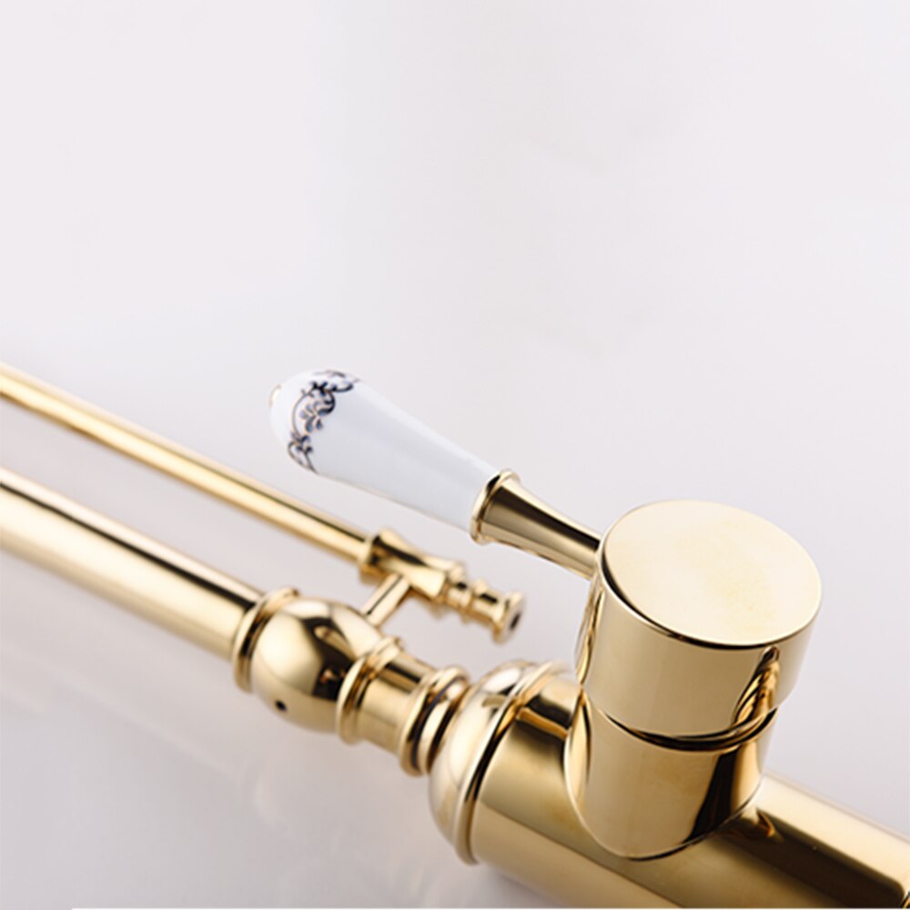 Free Shipping Brass Body Revolve Two-Way Washing Mounting Hardware G3/8" For The Kitchen Sink Faucet - WELQUEEN