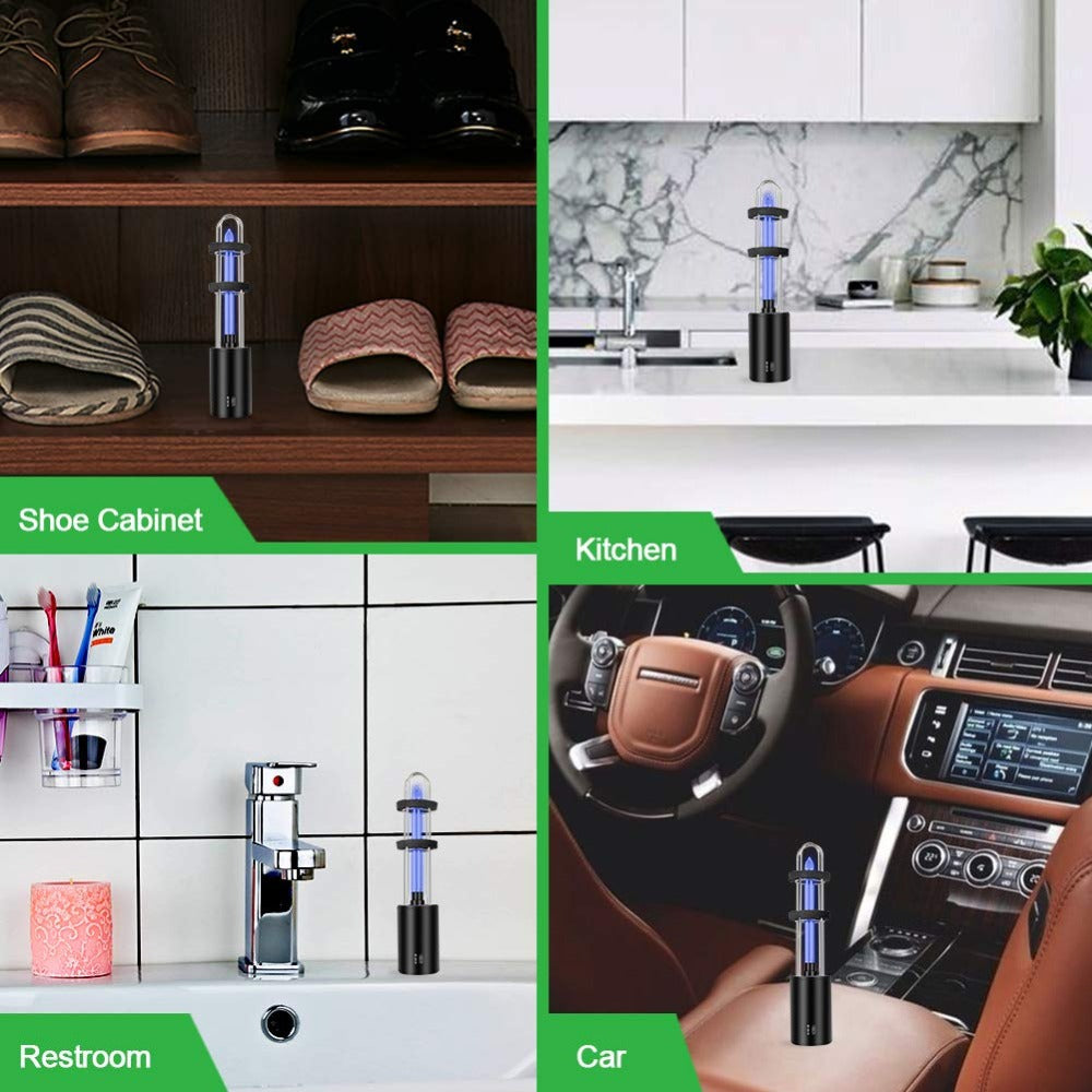 Rechargeable UV Sterilizer Light | Bulb Disinfection Bactericidal Lamp Ozone Sterilizer Lights presage - WELQUEEN