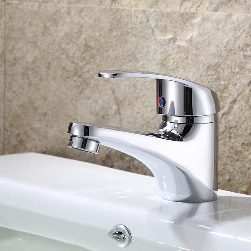Small Solid Brass Single Handle Cold Water Basin Faucet | Single Hole Bathroom Sink Faucet | Lavatory Cold Water Basin Taps Chrome - WELQUEEN WELQUEEN HOME DECOR