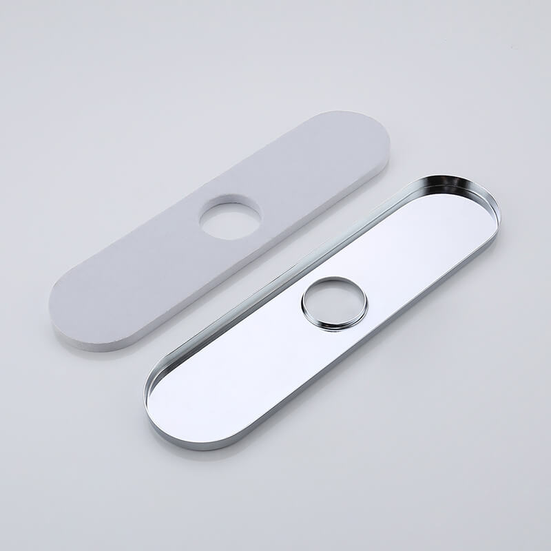 Kitchen Sink Faucet Hole Cover | Deck Plate Escutcheon Solid Stainless Steel Chrome Finished - WELQUEEN