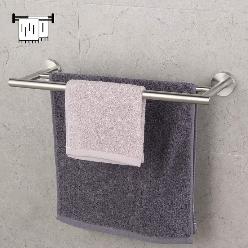 Bathroom Hardware Set 4 Pieces | SUS304 Bathroom Accessories Sets | Wall Mounted Towel Holders Sets - WELQUEEN
