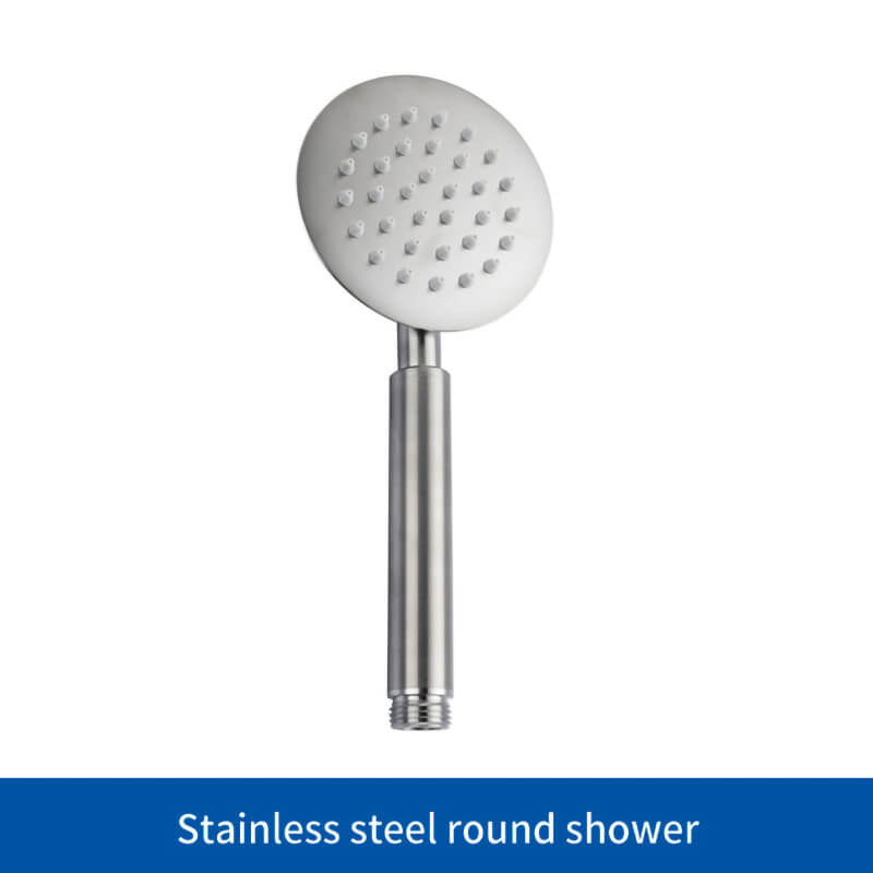 SUS304 Adjustable Shower Slide Bar | Handheld Shower Rail Slide Bar Set | Wall Mounted Round Style Shower Rail Set - WELQUEEN