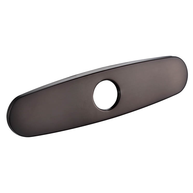 Commercial Kitchen Sink Faucet Hole Cover Deck Plate Escutcheon Brushed Nickel/High Gloss/ORB - WELQUEEN