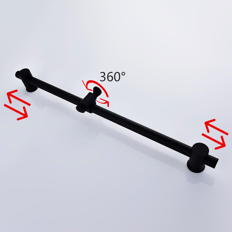 Shower Slide Bar with Handheld Shower | Adjustable SUS304 Stainless Steel Shower Rail Set - WELQUEEN