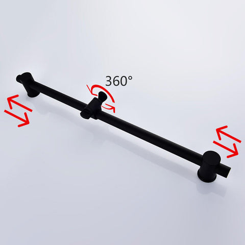 Shower Slide Bar with Handheld Shower | Adjustable SUS304 Stainless Steel Shower Rail Set - WELQUEEN