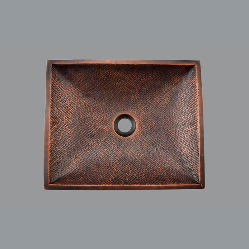 Antique Art Brass Sink | European-style Copper Basin | Wash Basin Vintage Model Hand-Made Copper Basin - WELQUEEN