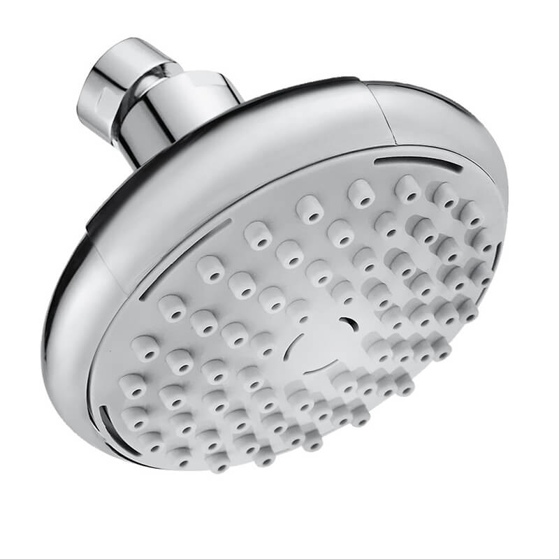 Shower Head | High Pressure Air-Injection Rainfall Adjustable Shower heads | Anti-Clog Rain Shower head Chrome - WELQUEEN