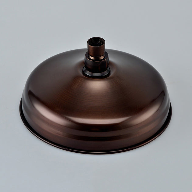 Antique Copper Shower Faucet | Luxury Bathroom Shower Faucet Set 8-inch Round Rainfall Shower Head + Hand Spray + Tub Tap - WELQUEEN WELQUEEN HOME DECOR