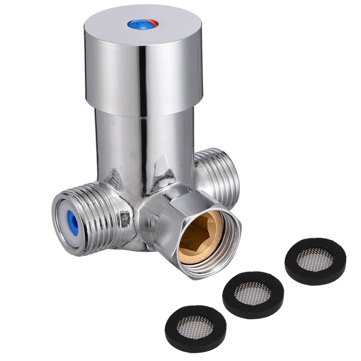 Bathroom Hot Cold Water Valver Temperature Adjustable Mixer Mixing Valve Sensor Tap for Shower Head Faucet Taps - WELQUEEN