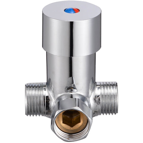 Bathroom Hot Cold Water Valver Temperature Adjustable Mixer Mixing Valve Sensor Tap for Shower Head Faucet Taps - WELQUEEN