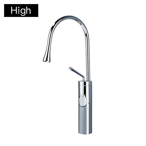 Basin Faucets Black Bathroom Faucet for Bathroom Basin Mixer Tall Taps Waterfall Mixer Single Hole Sink Faucet - WELQUEEN