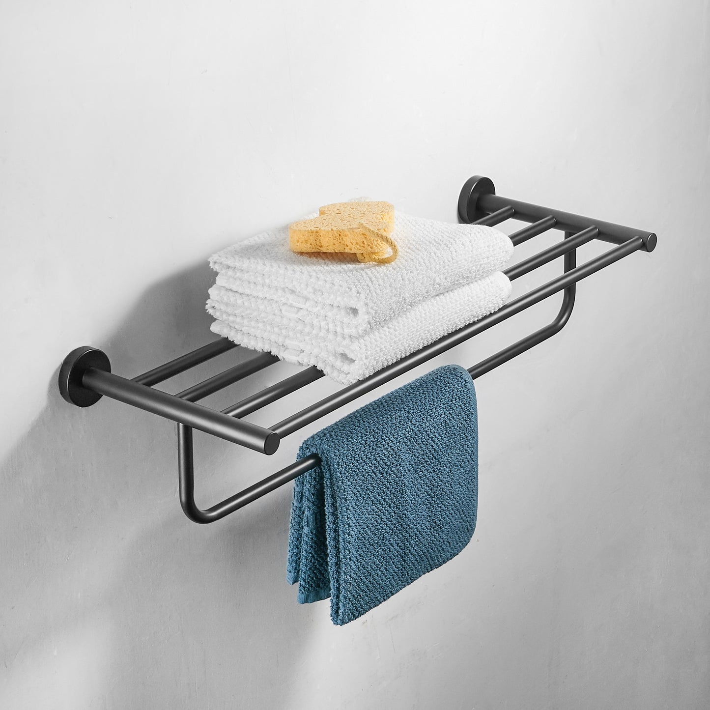 Modern Bathroom Black Hardware Set | 304 Stainless Steel Towel Rack Paper Towel Holder Towel Bar Hook Bathroom Accessories - WELQUEEN