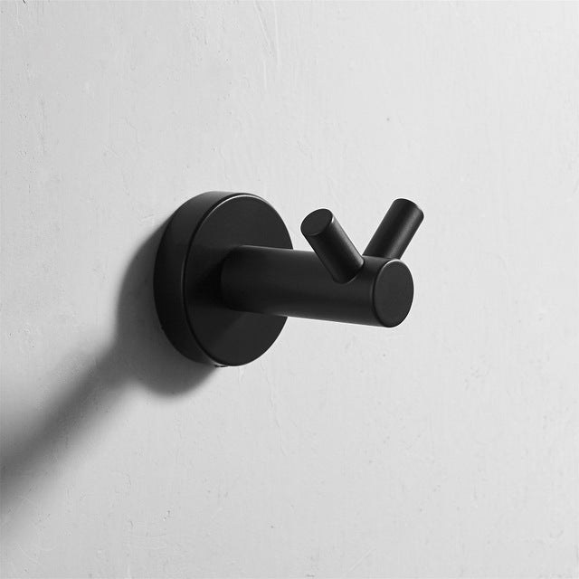 Modern Bathroom Black Hardware Set | 304 Stainless Steel Towel Rack Paper Towel Holder Towel Bar Hook Bathroom Accessories - WELQUEEN