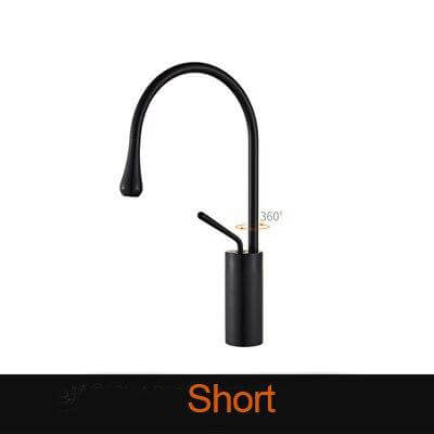 Basin Faucets Modern White Bathroom Faucet Waterfall faucets Single Hole Cold and Hot Water Tap Basin Faucet Mixer Taps - WELQUEEN