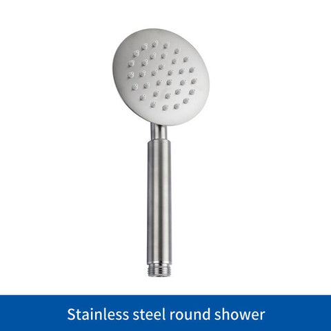 SUS304 Stainless Steel Adjustable Shower Slide Bar Hand Hold Shower Rail Slide Bar Set With SUS304 Shower & Hose Brushed Nickel - WELQUEEN