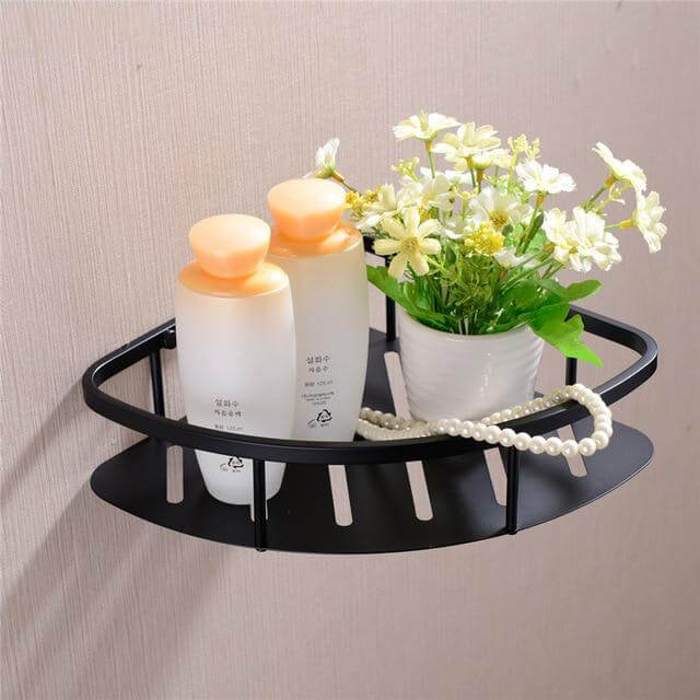 Bathroom Hardware Set | Black Robe Hook Towel Rail Rack Bar Shelf Paper Holder Toothbrush Holder Bathroom Accessories - WELQUEEN