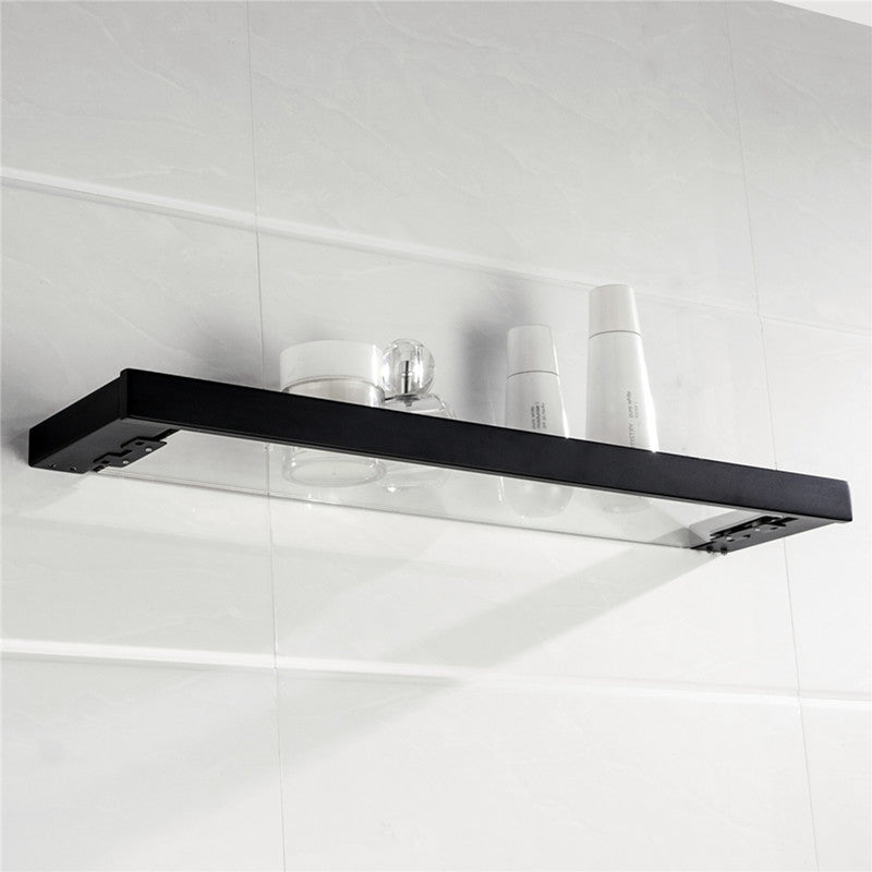New SUS 304 Stainless Steel Bathroom Hardware Set Black Matte Paper Holder Toothbrush Holder Towel Bar Bathroom Accessories - WELQUEEN