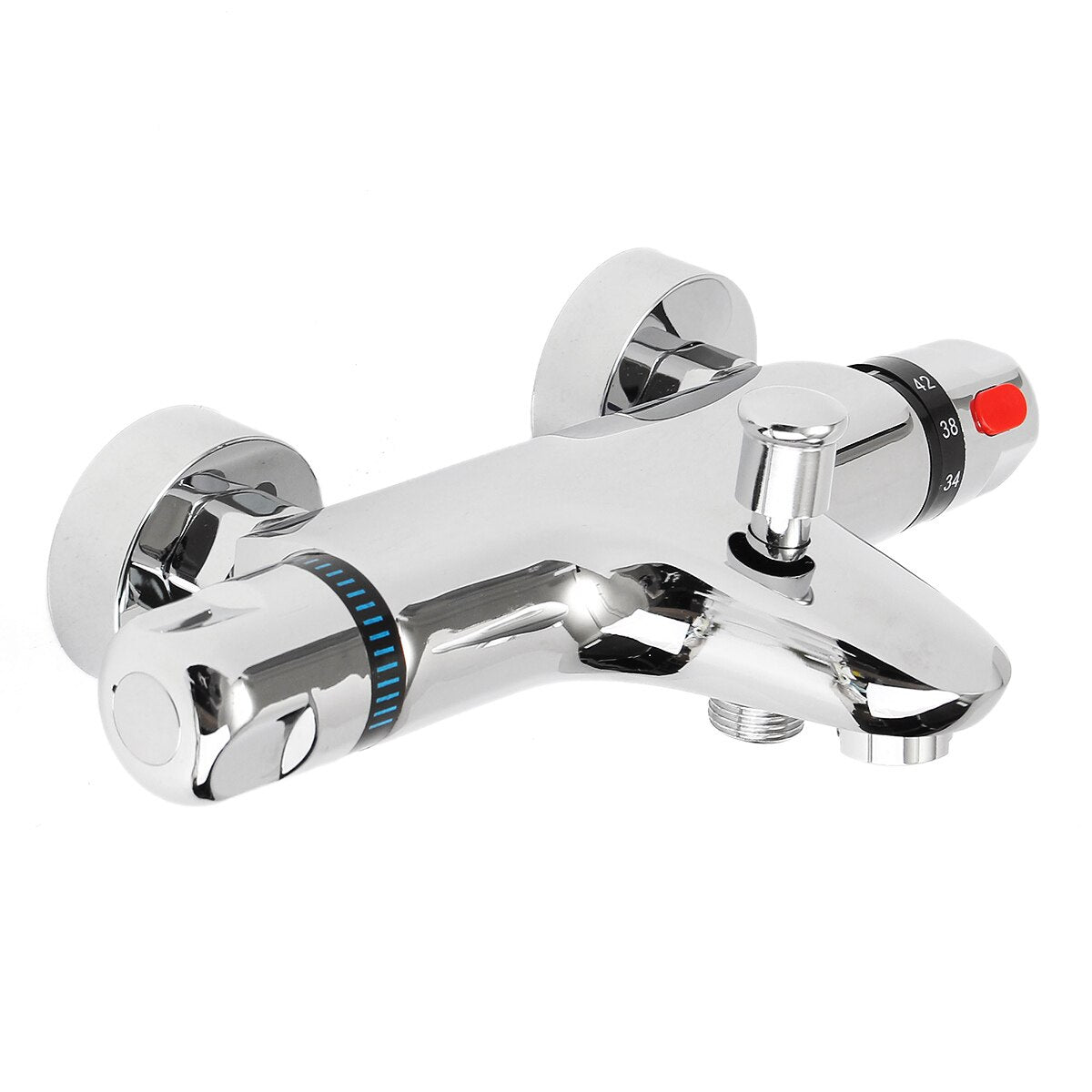 Bathroom Thermostatic Mixer Tap Hot And Cold Bathroom Mixer Mixing Valve Bathtub Faucet Thermostatic Shower Faucets Set - WELQUEEN