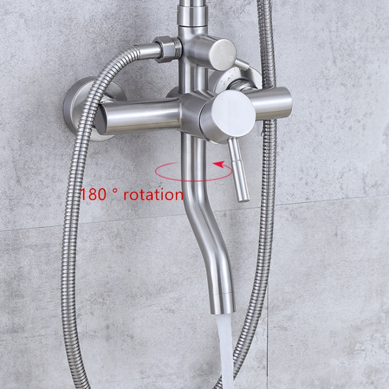 Shower Faucets | Top Quality Bathroom Shower Column Set | SUS304 Bath Shower Mixer System - WELQUEEN