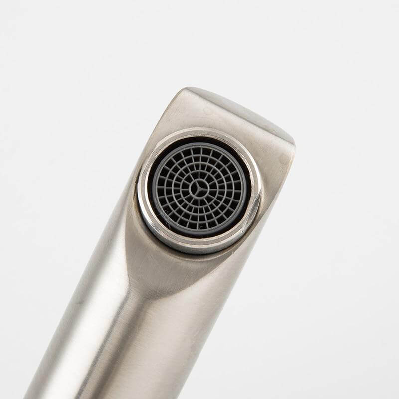 Basin Faucet Bathroom Sink Single Cold Water Tap Brushed Tap Water Faucet Bathroom Sink Faucet Tap Restroom - WELQUEEN