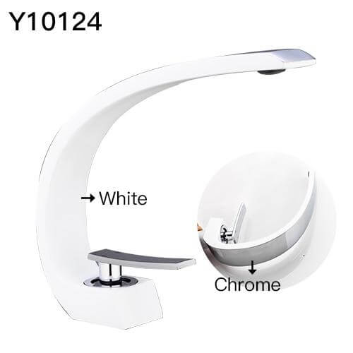New Bath Basin Faucet Brass Chrome Faucet Brush Nickel Sink Mixer Tap Vanity Hot Cold Water Bathroom Faucets - WELQUEEN