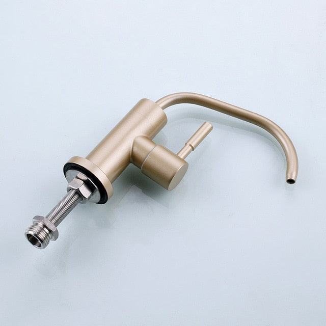 Stainless Steel Kitchen Direct Drinking Water Filter Tap Reverse Osmosis Water Filter Sink Faucet Single Handle Water Purifier - WELQUEEN