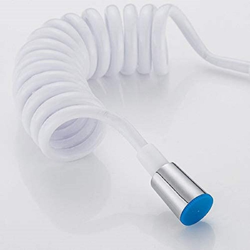 2Pcs Spring Flexible Shower Hose for Water Plumbing Toilet Bidet Sprayer Gun bathroom Accessories ABS tube 1.5m 2m 3m - WELQUEEN