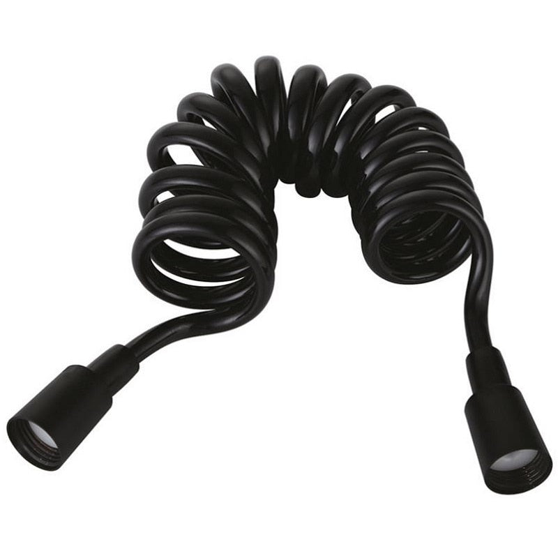 2Pcs Spring Flexible Shower Hose for Water Plumbing Toilet Bidet Sprayer Gun bathroom Accessories ABS tube 1.5m 2m 3m - WELQUEEN