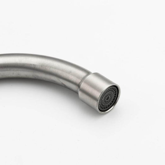 Kitchen Faucet Mixers Sink Tap Wall Mounted Single Cold Water Flexible 304 Stainless Steel Kitchen Tap Accessories - WELQUEEN